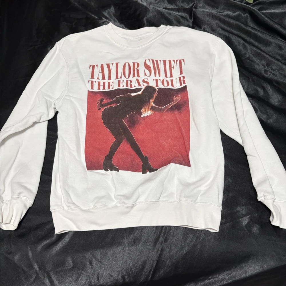 Taylor Swift The Eras Tour White Sweatshirt